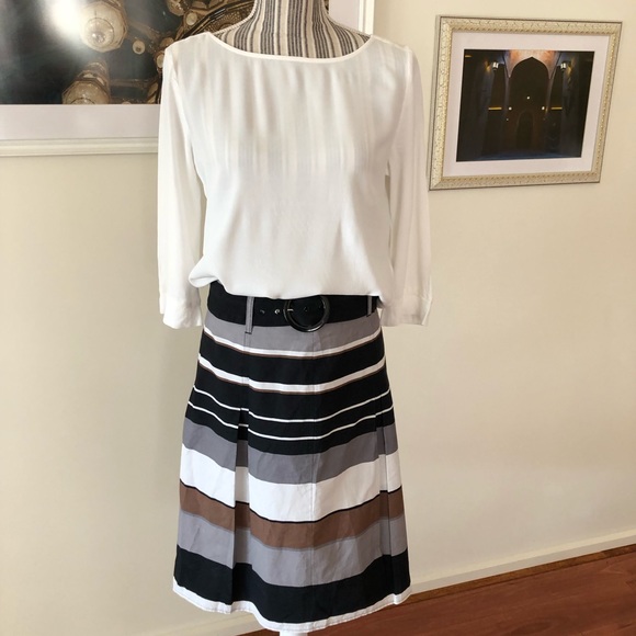 2 Next tops - white and navy  UK 12 - Picture 3 of 5